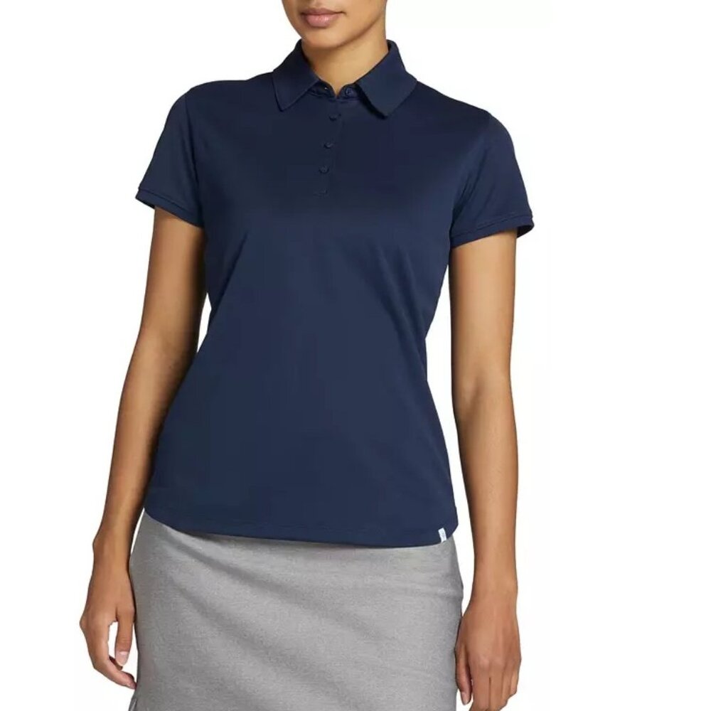 Walter Hagen Women's Clubhouse Pique Short Sleeve Golf Polo
